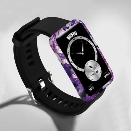 Huawei_Watch Fit_Purple_Flower_4